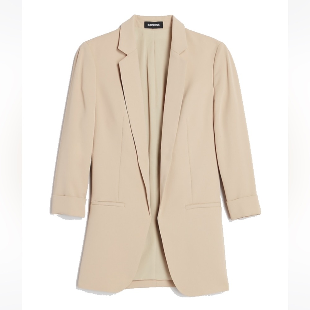 Express Women’s Rolled Sleeve Boyfriend Blazer
